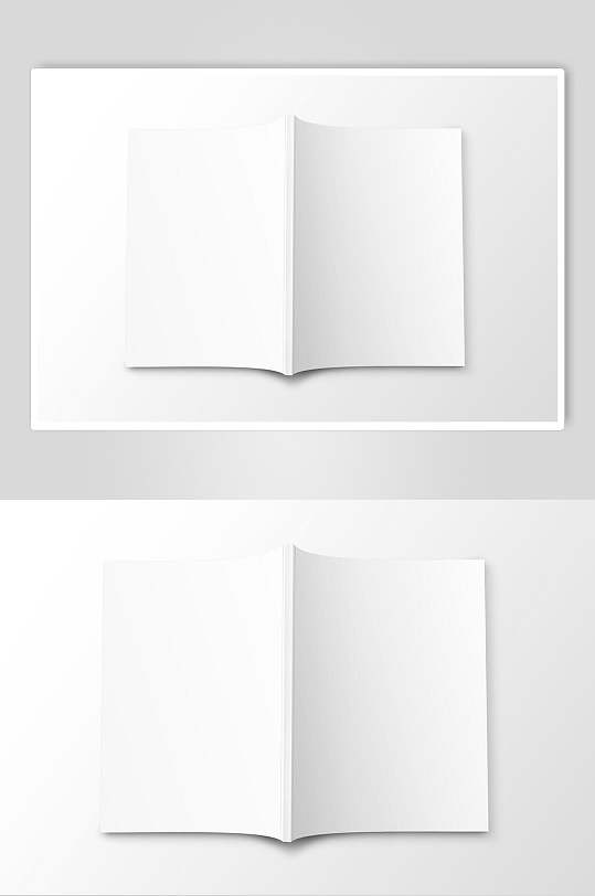画册书籍空白封面样机贴图效果图
