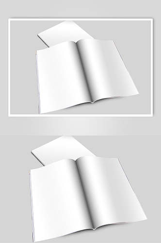白色书籍样机效果图
