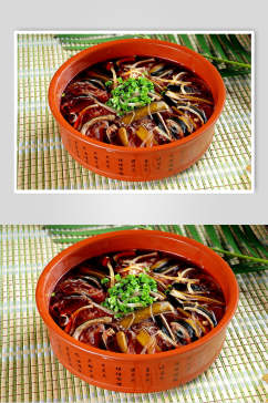 鳝鱼粉丝砂锅煲高清图片