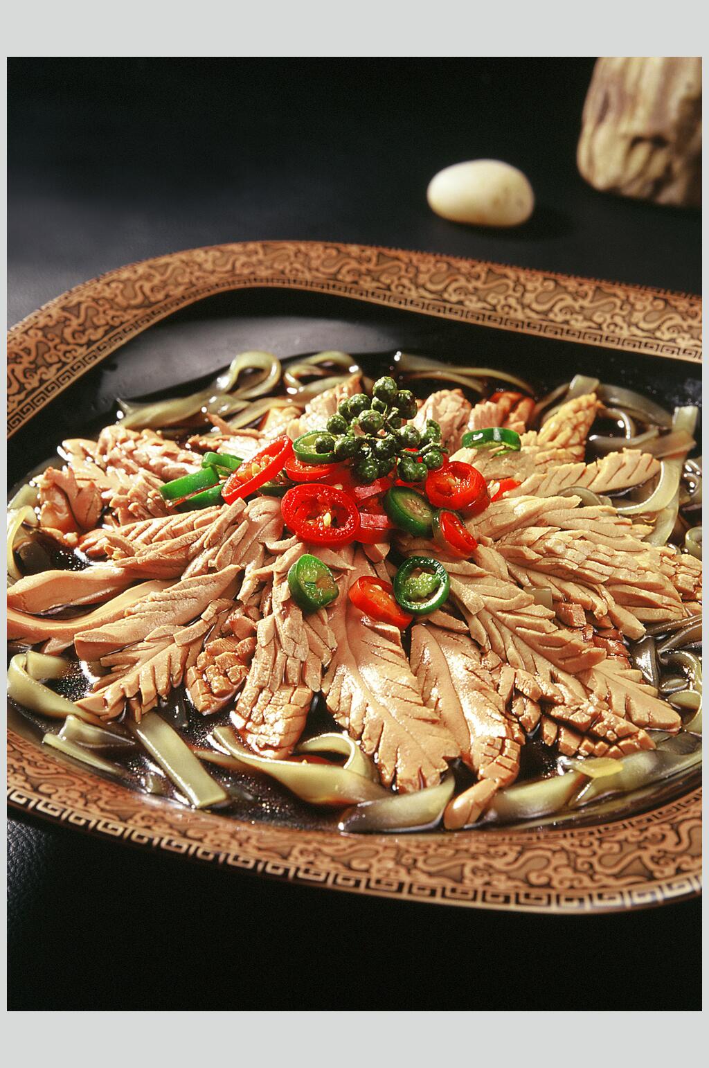麻辣锅粉腰花高清图片素材