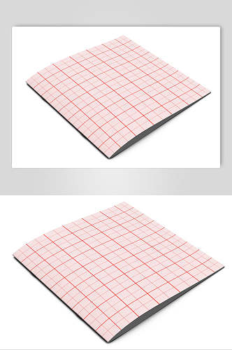 大方格画册样机贴图效果图
