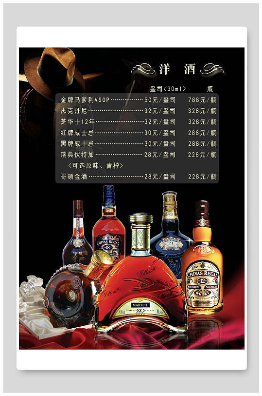 酒类洋酒威士忌海报