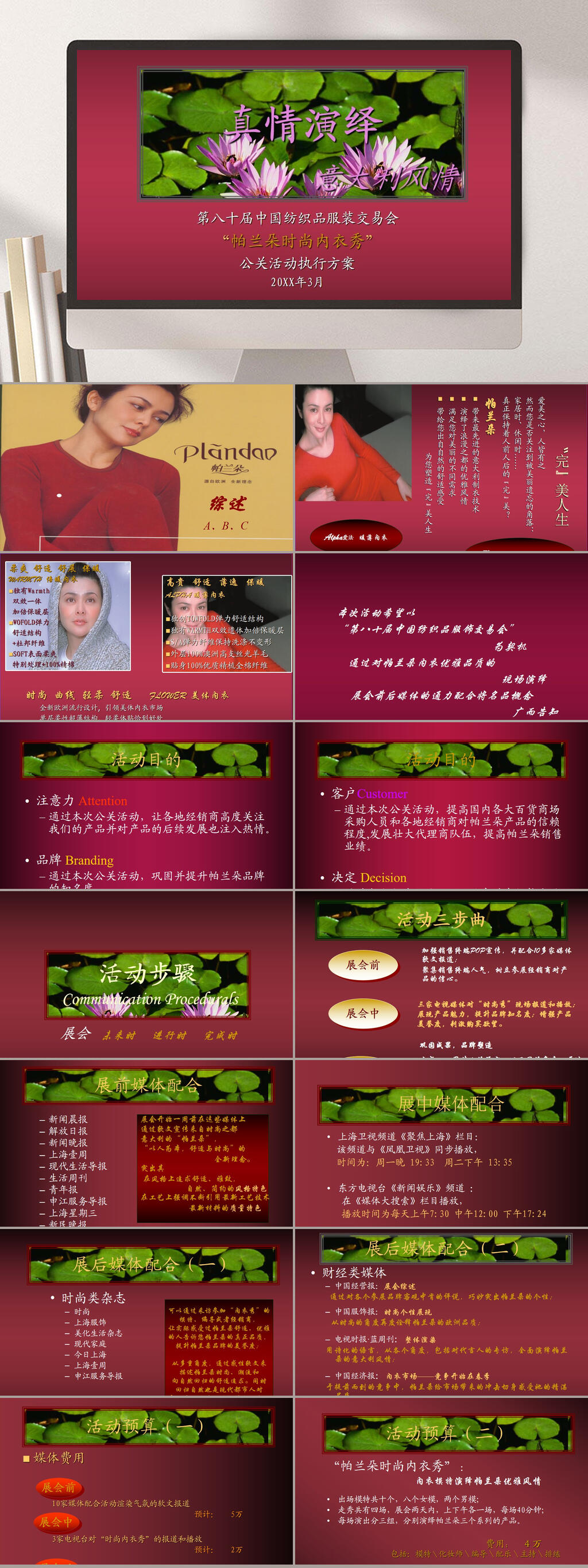 帕兰朵公关活动执行方案PPT模板素材