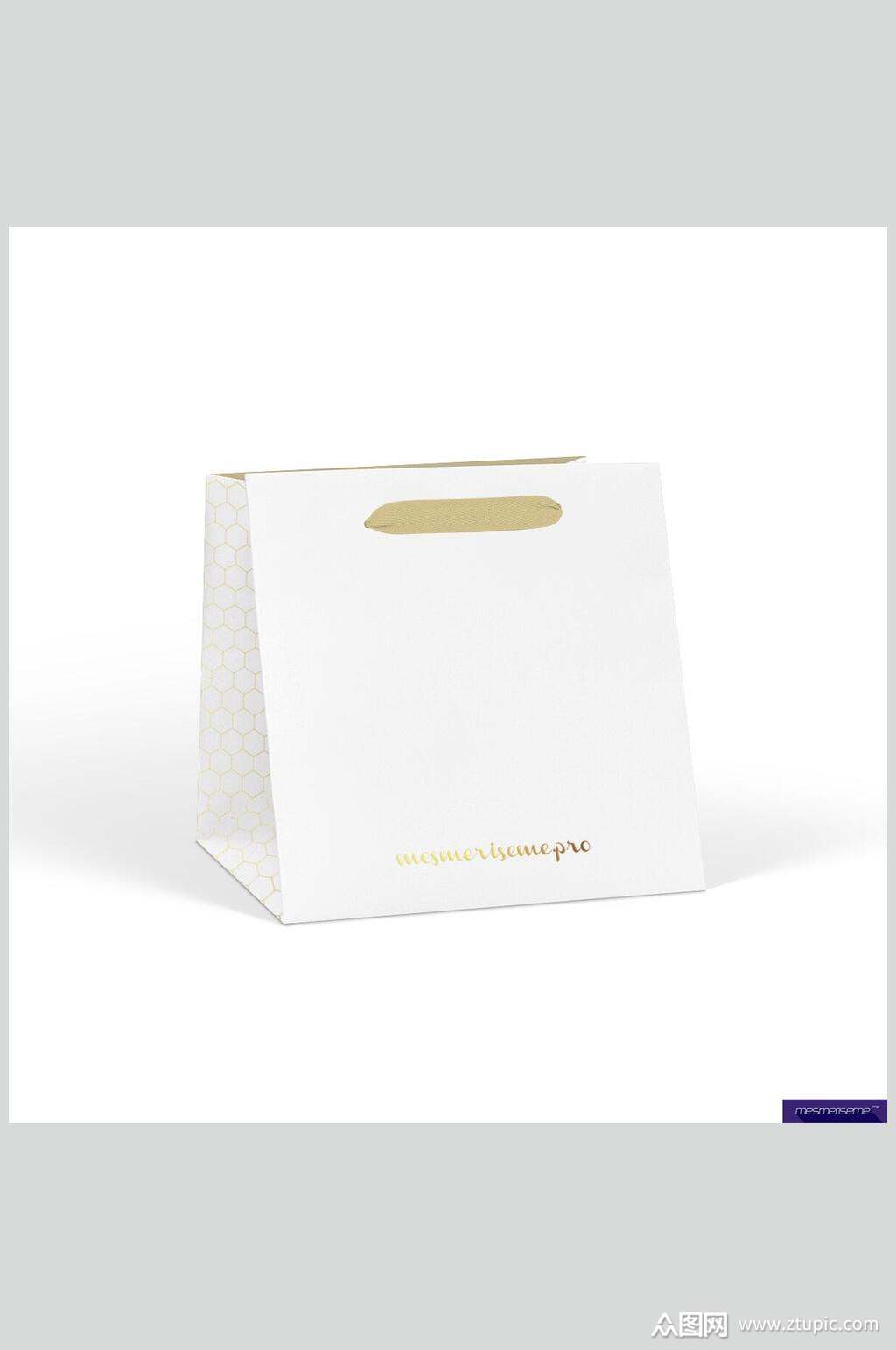 牛皮纸袋样机效果图样机素材