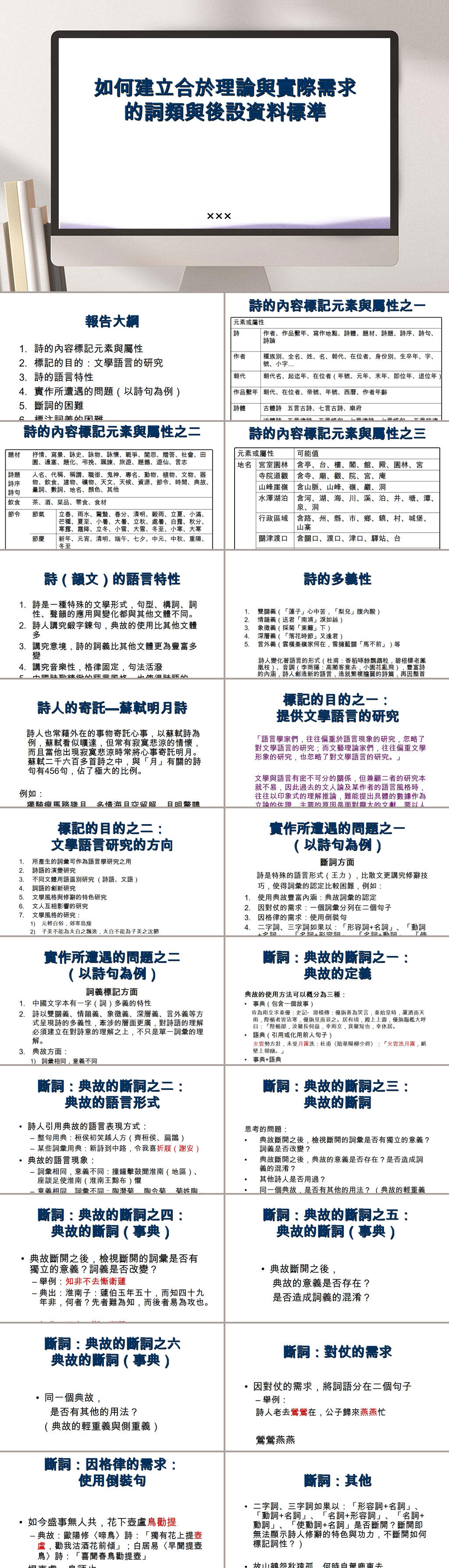 后设数据标准PPT模板素材