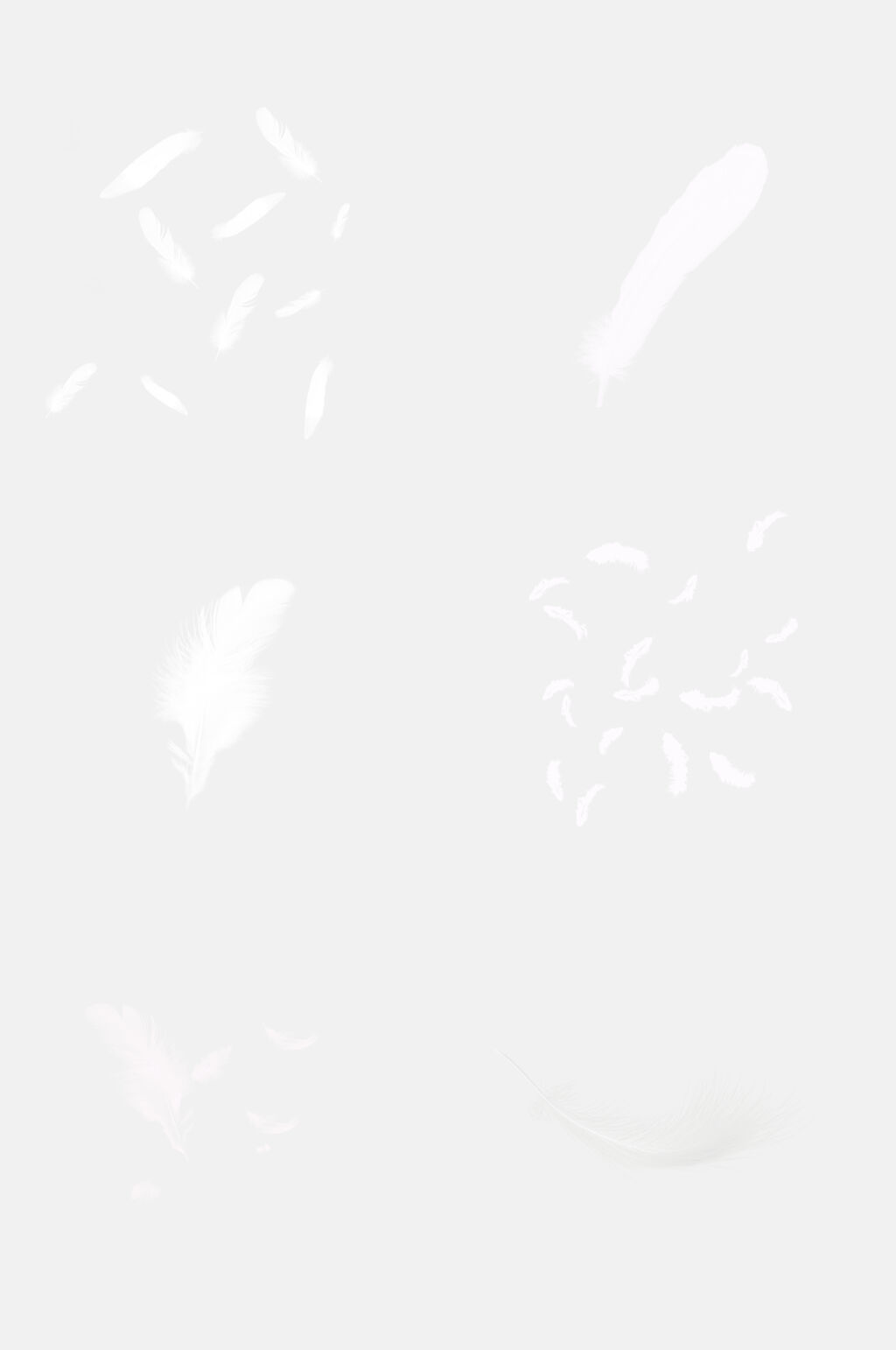 白色羽毛元素素材素材