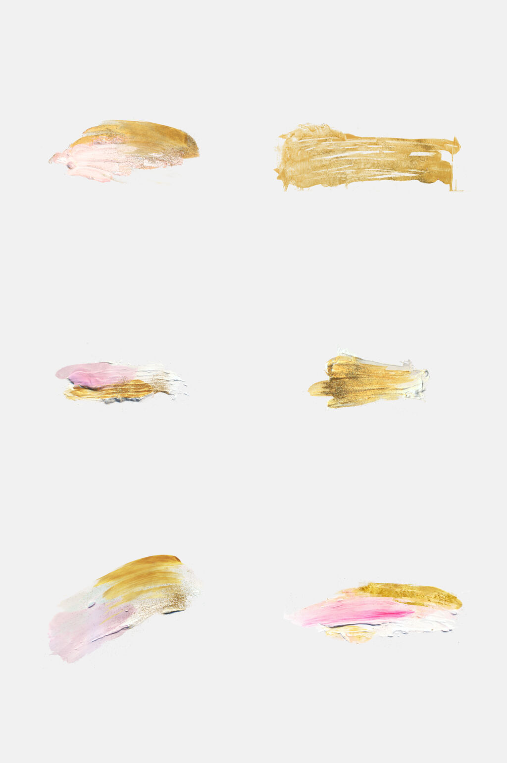 彩色油画笔触元素素材素材