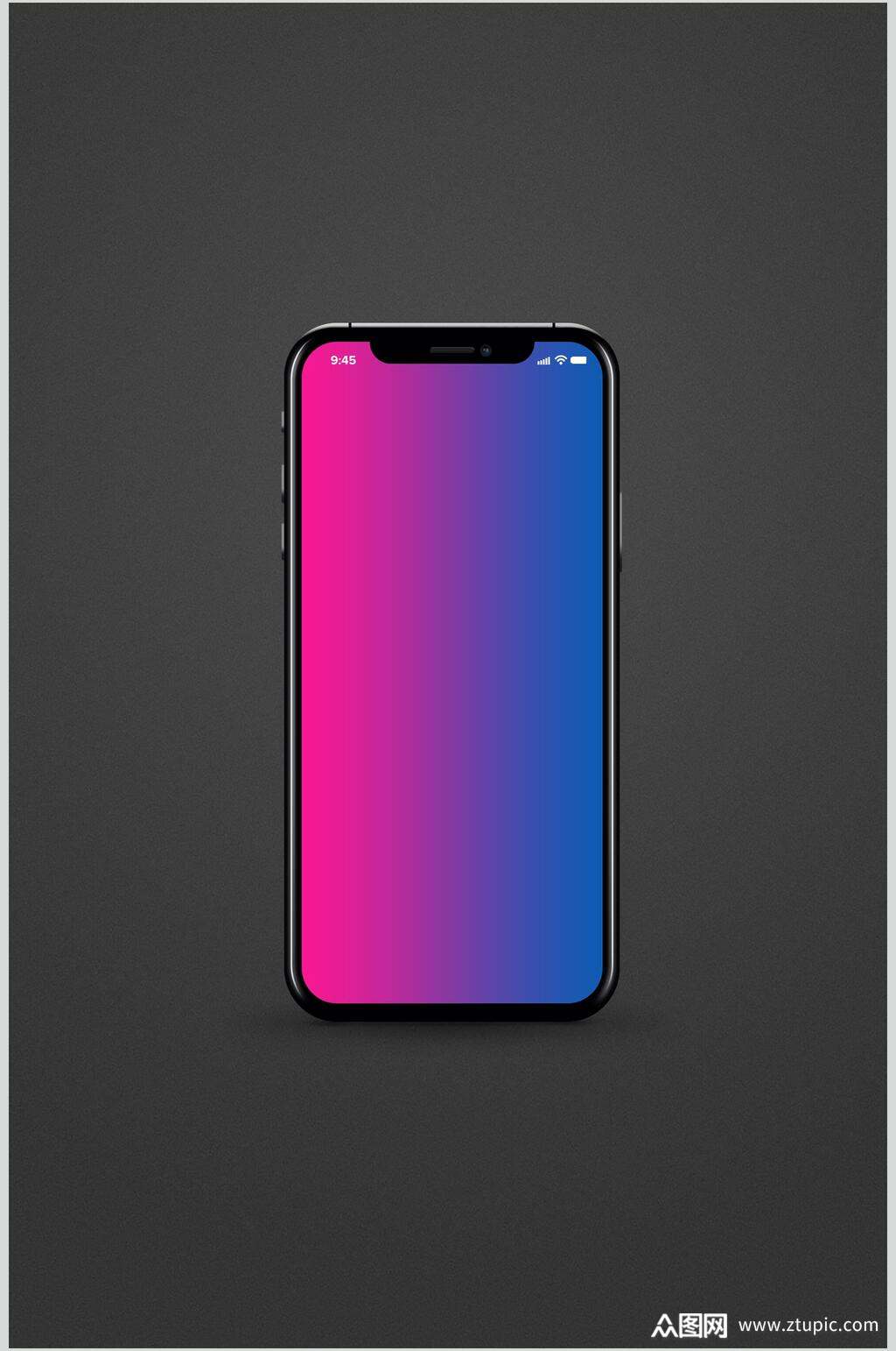 平放手机样机贴图