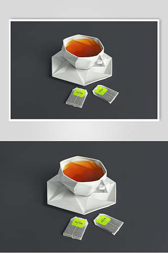 品茶茶叶包装样机效果图