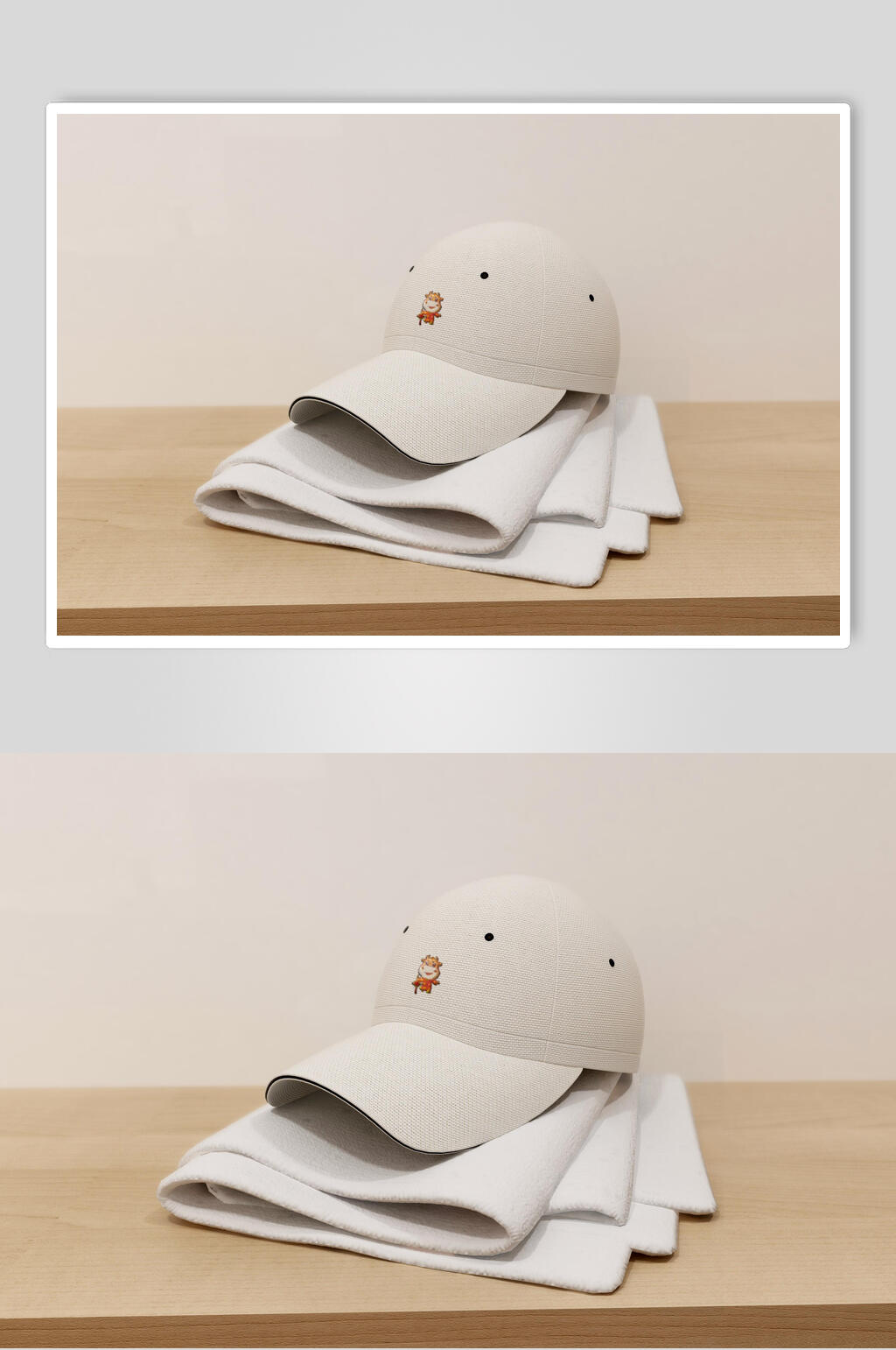 帽子餐厅LOGO样机效果素材