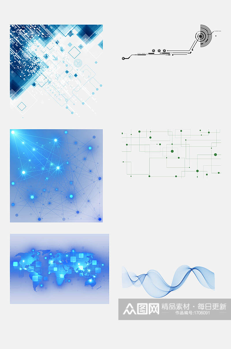 科技创新免抠元素素材素材