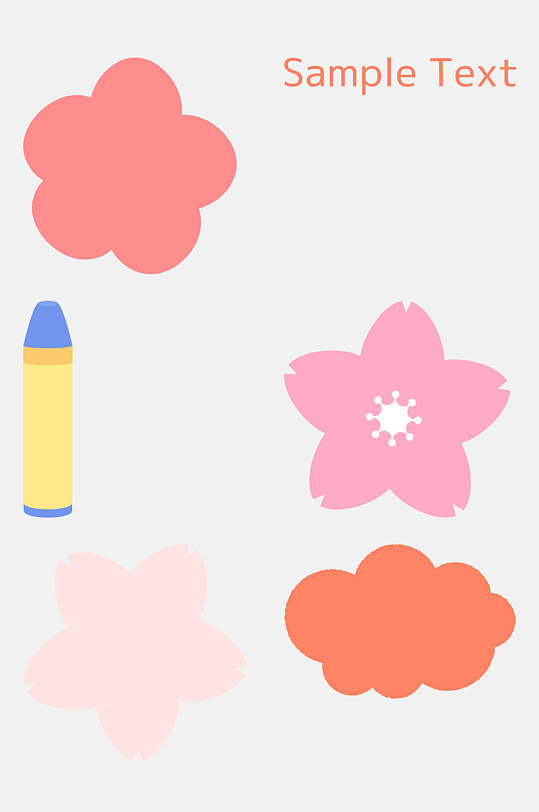 粉红色小花图片-粉红色小花素材下载-众图网