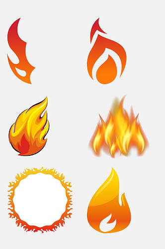 火焰火苗免抠元素设计素材