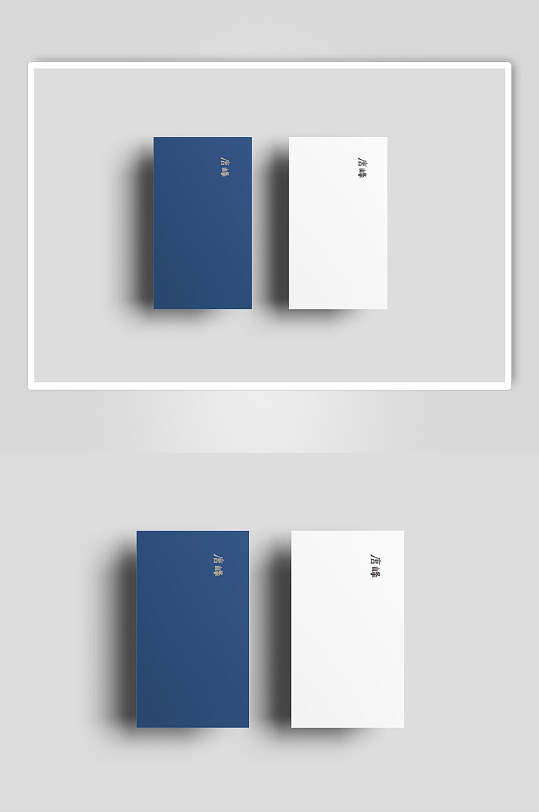 书本餐厅LOGO样机效果-众图网