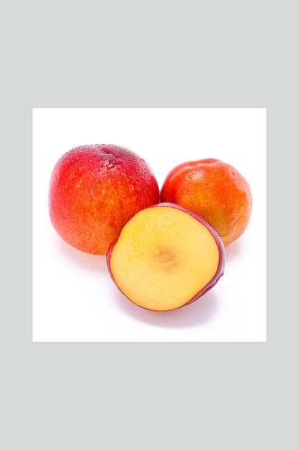 桃子新鲜水果摄影图