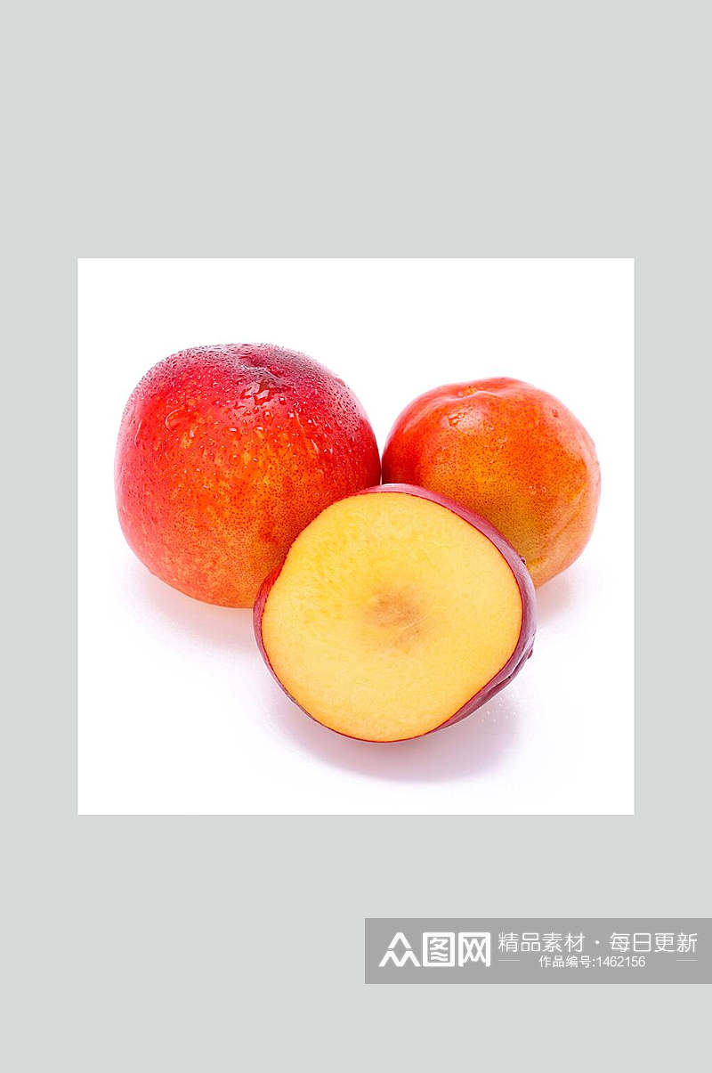 桃子新鲜水果摄影图素材