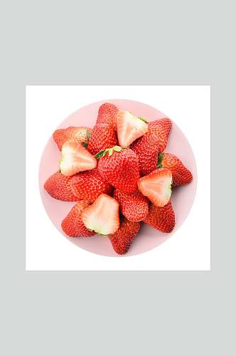 奶油草莓高清图片