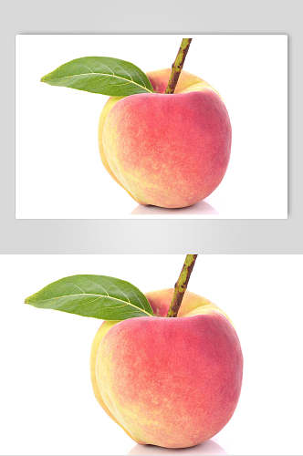 桃子美食生鲜水果摄影图