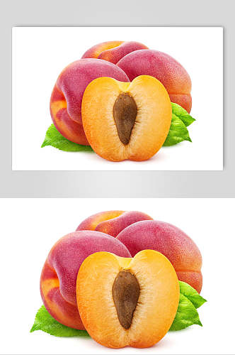 生鲜水果桃子摄影图