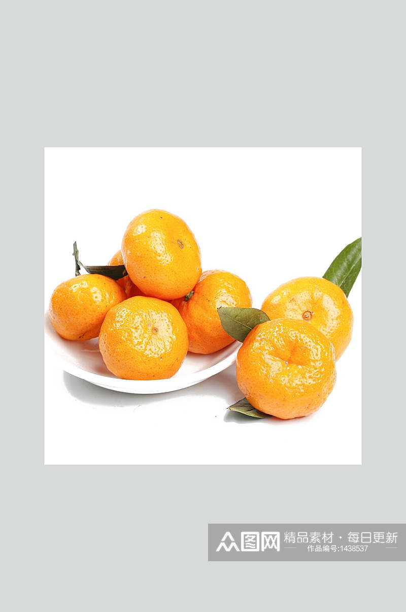 小橘子水果美食摄影图素材