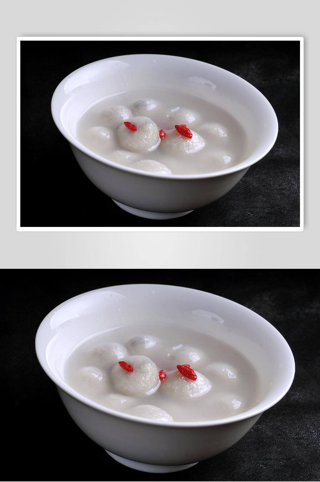 徐爱吃珍珠汤圆副本美食摄影图素材