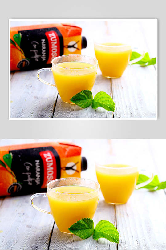 小清新风柳橙汁美食摄影图