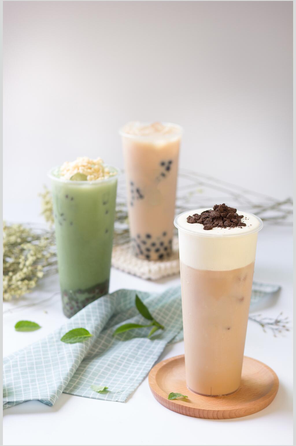 奶茶三兄弟美食摄影图素材