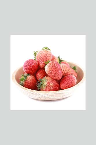 奶油草莓美食摄影图