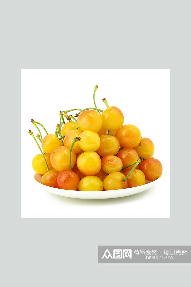 黄樱桃美食摄影图素材