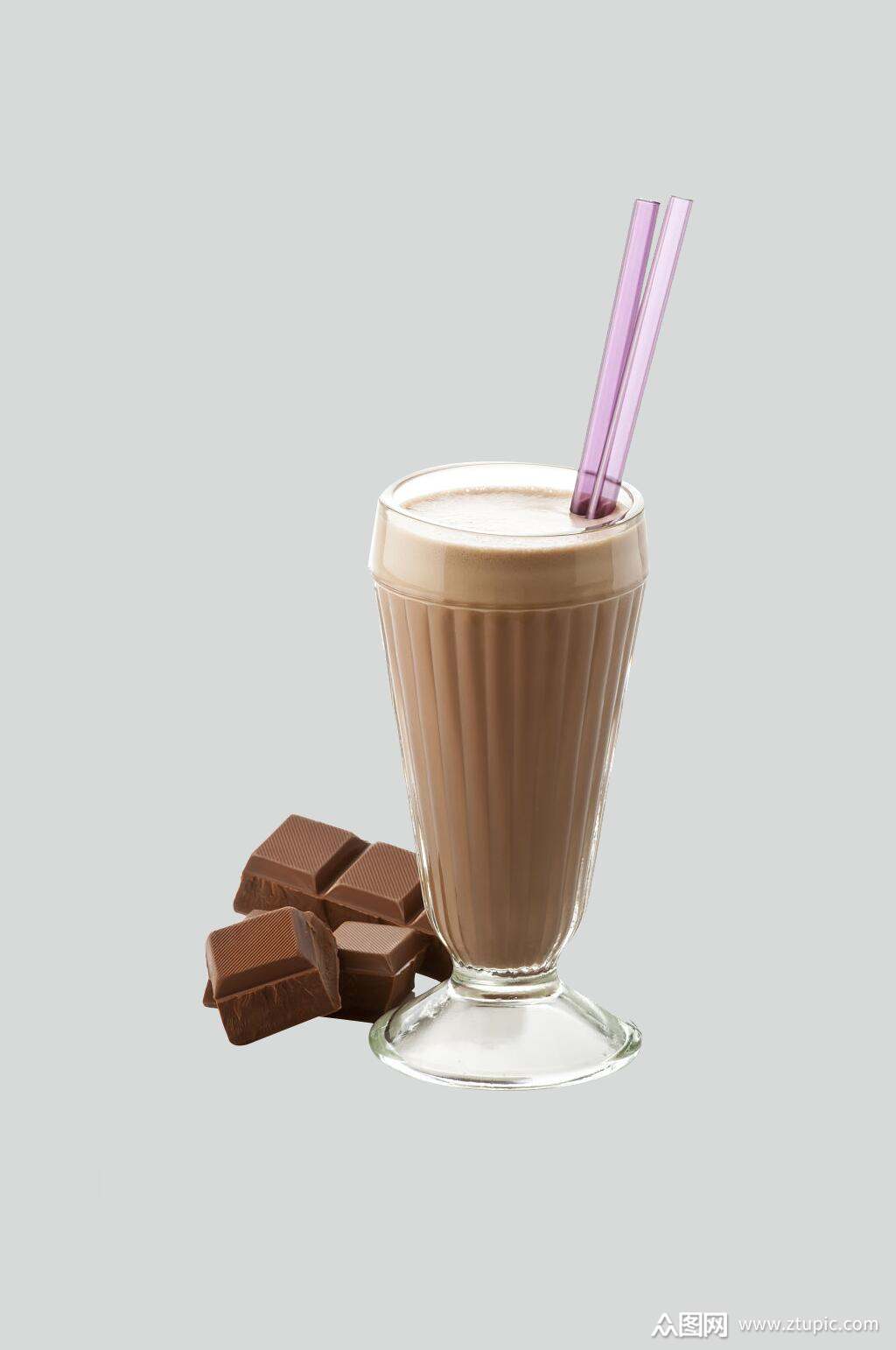 巧克力奶茶高清摄影实拍图素材