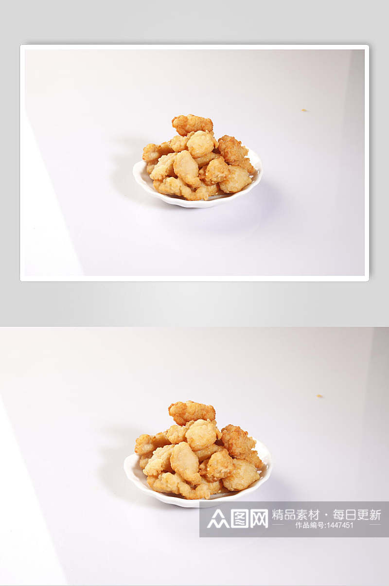 小吃炸品鸡米花图片素材