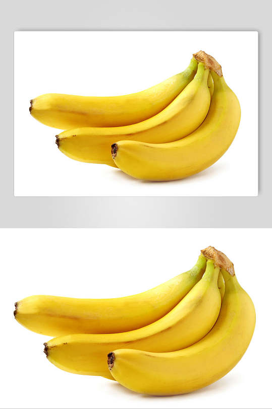 新鲜热带水果香蕉高清摄影图