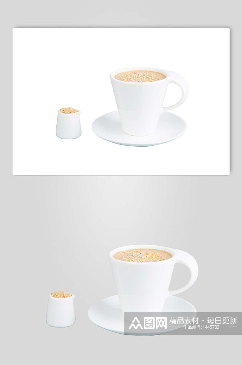 阿萨姆燕麦奶茶摄影图素材