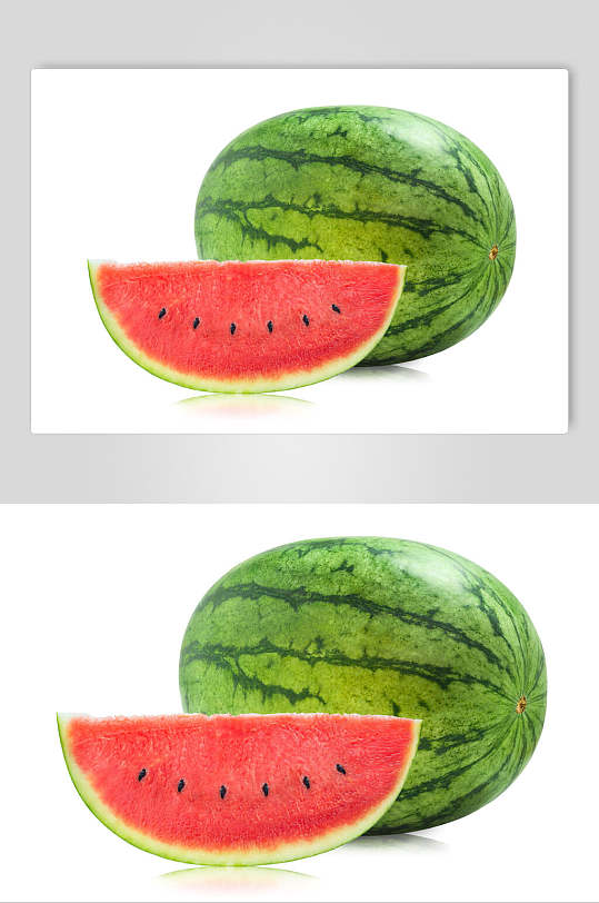 切块清凉西瓜水果摄影图