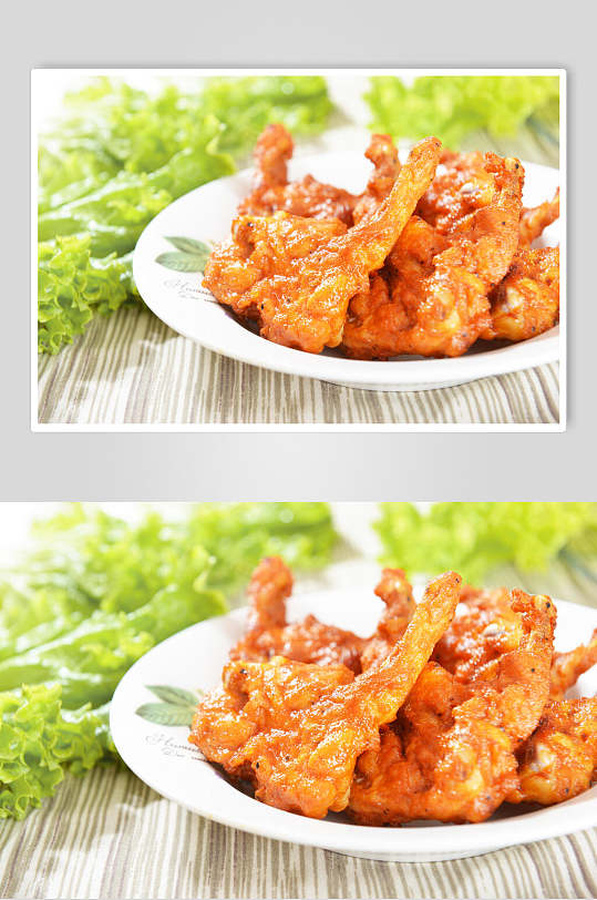 油炸凝香连心脆美食摄影图