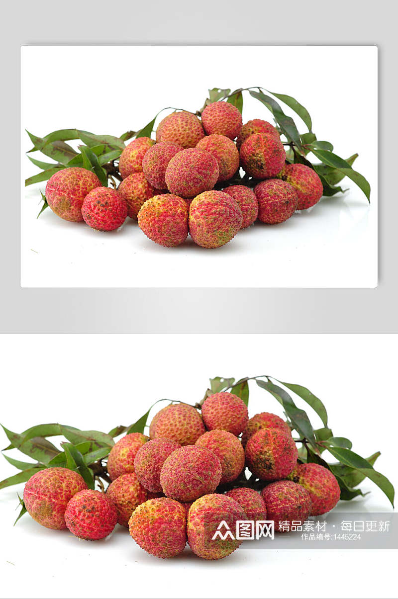 夏季荔枝生鲜水果摄影图素材