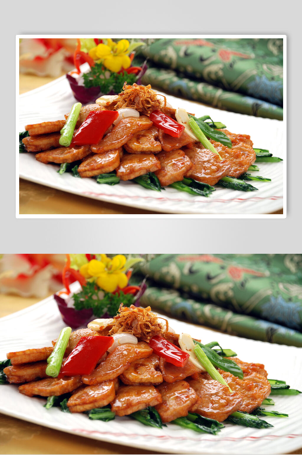 HQ藕夹爆爽肉图片素材
