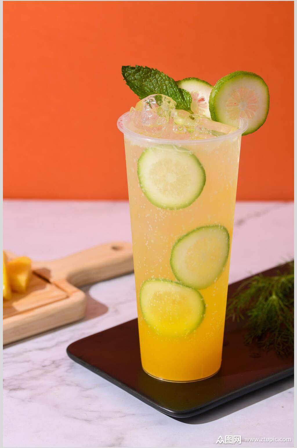 青柠汽水高清图片