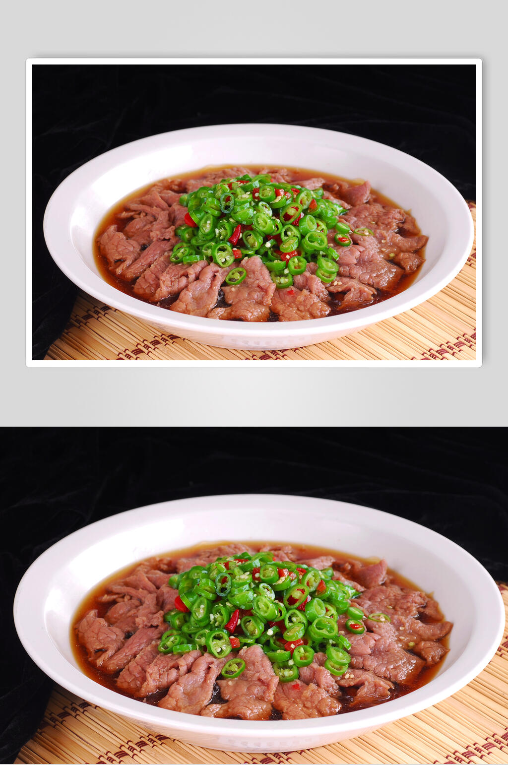 HQ特脆椒牛柳图片素材
