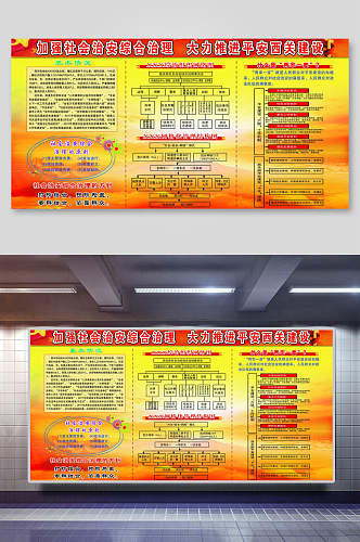 红金推进建设市域社会治理展板