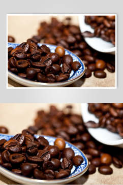 咖啡豆咖啡摄影图片