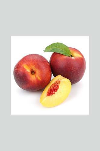 黄金桃水果美食摄影图