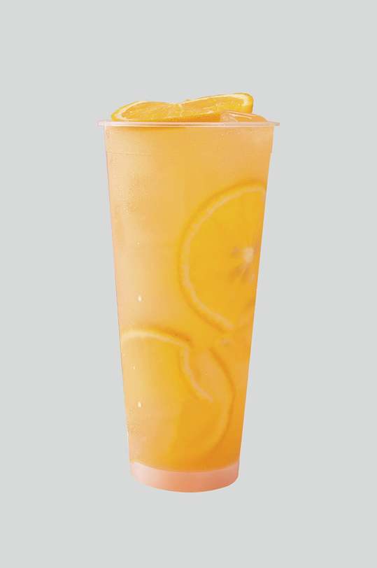 x鲜橙水果茶柠檬摄影图