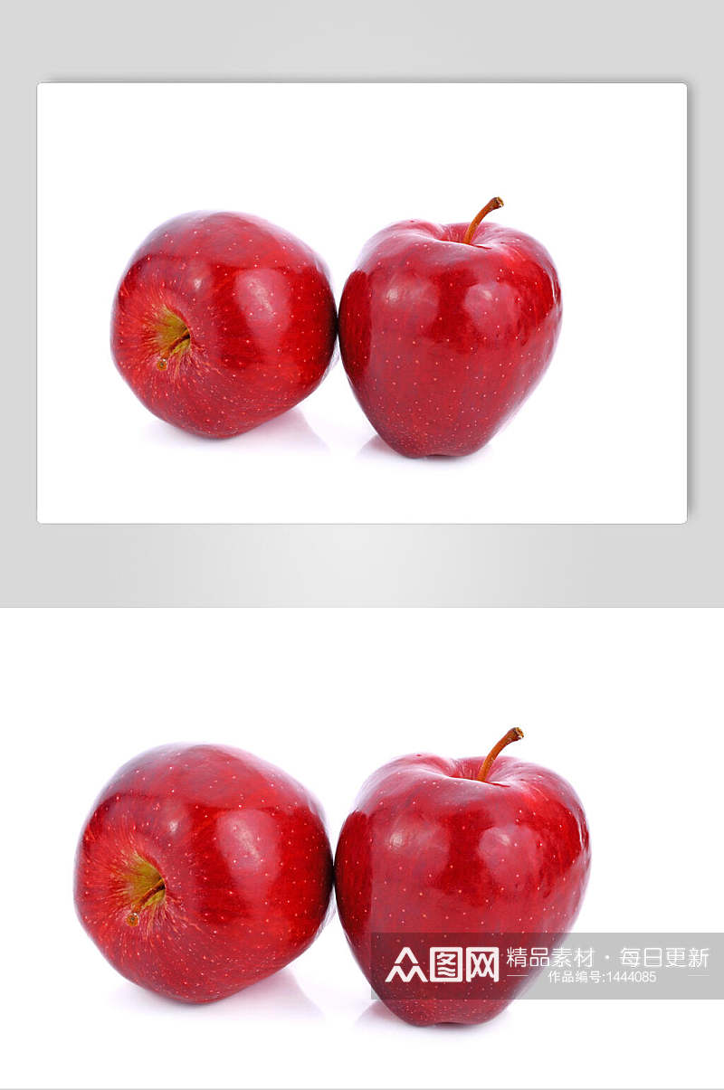 水果生鲜甘肃花牛苹果摄影图素材