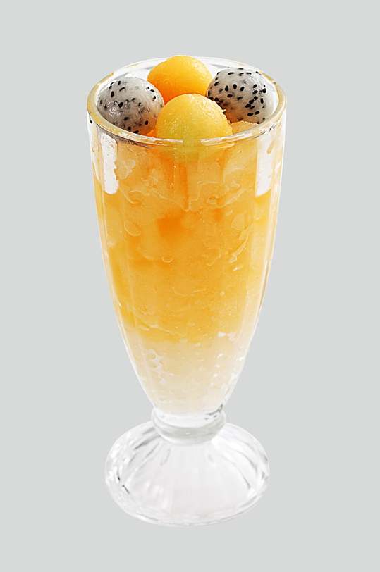 哈密瓜单吊哈密瓜球摄影图