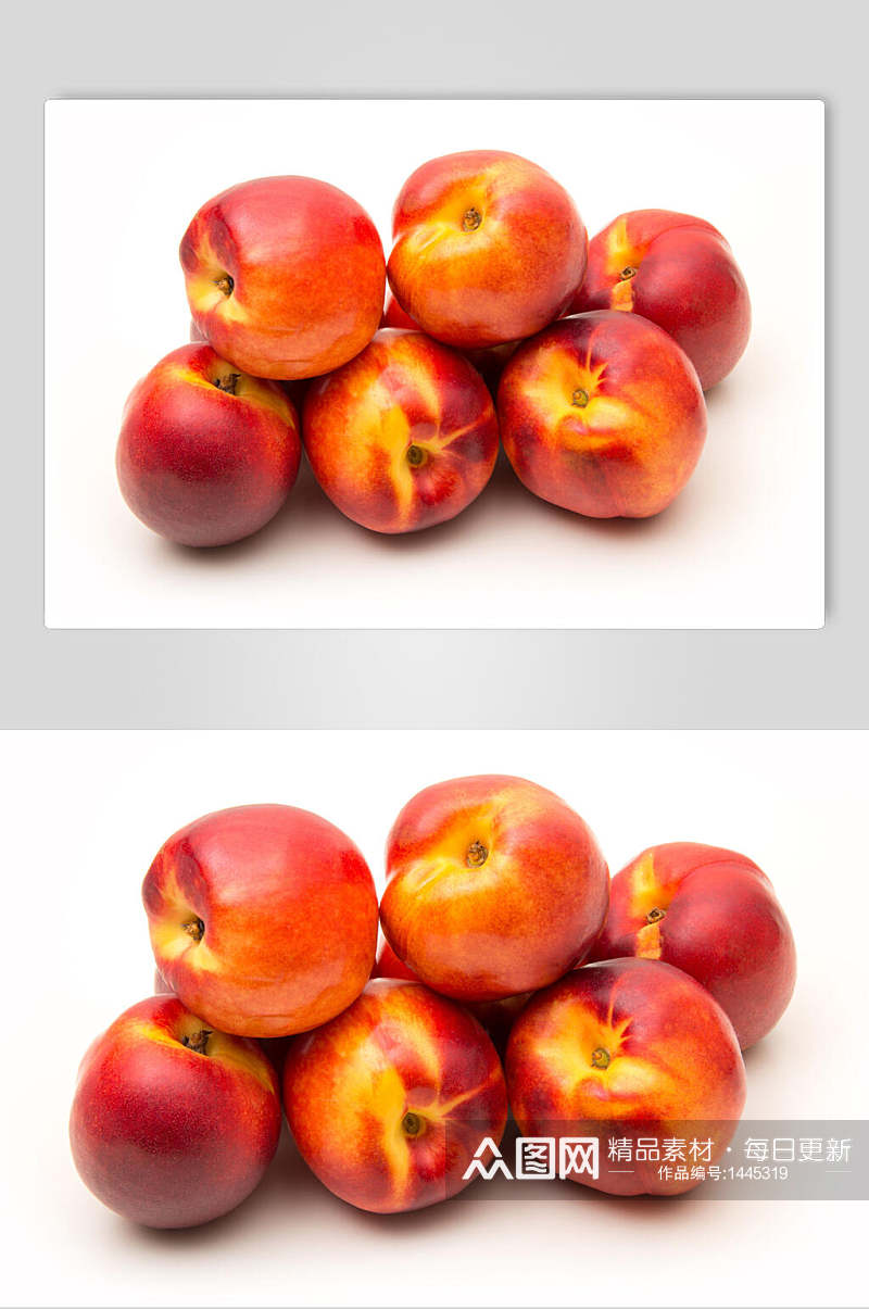 水果新鲜油桃桃子摄影图素材