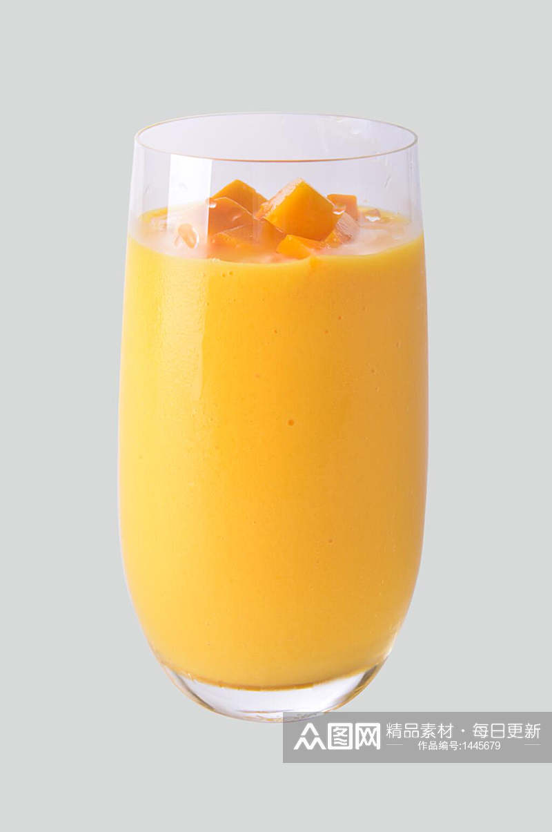 芒果鲜奶超清摄影图素材