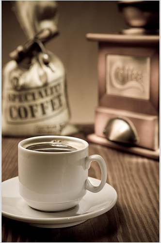 美式复古咖啡高清摄影图