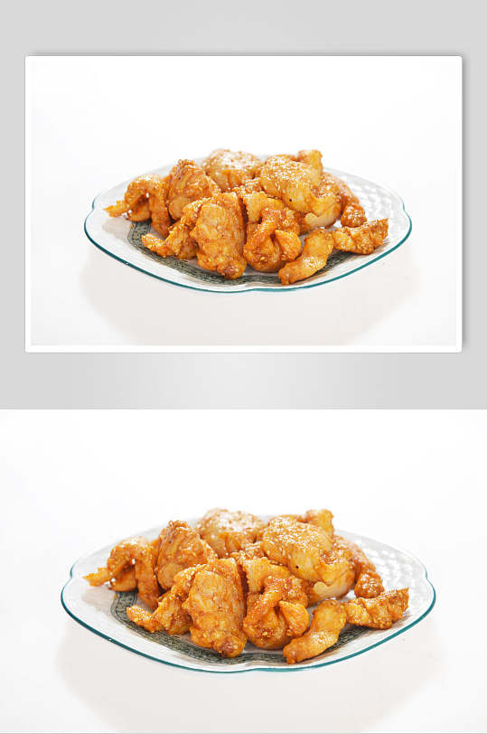 韩式鸡肉块高清图片