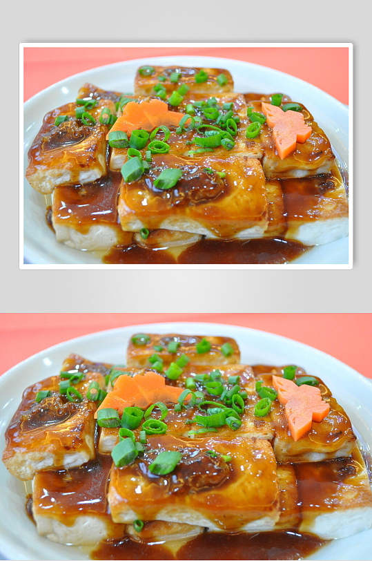 中餐让豆腐高清摄影图